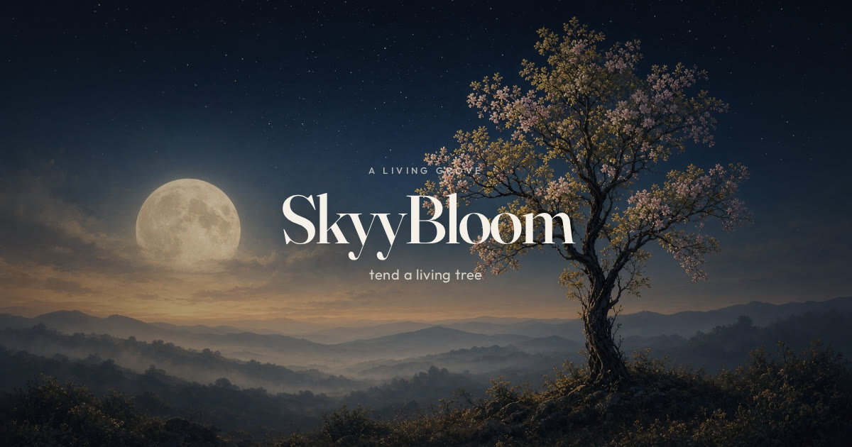 SkyyBloom title card